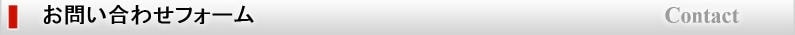 お問い合わせフォーム